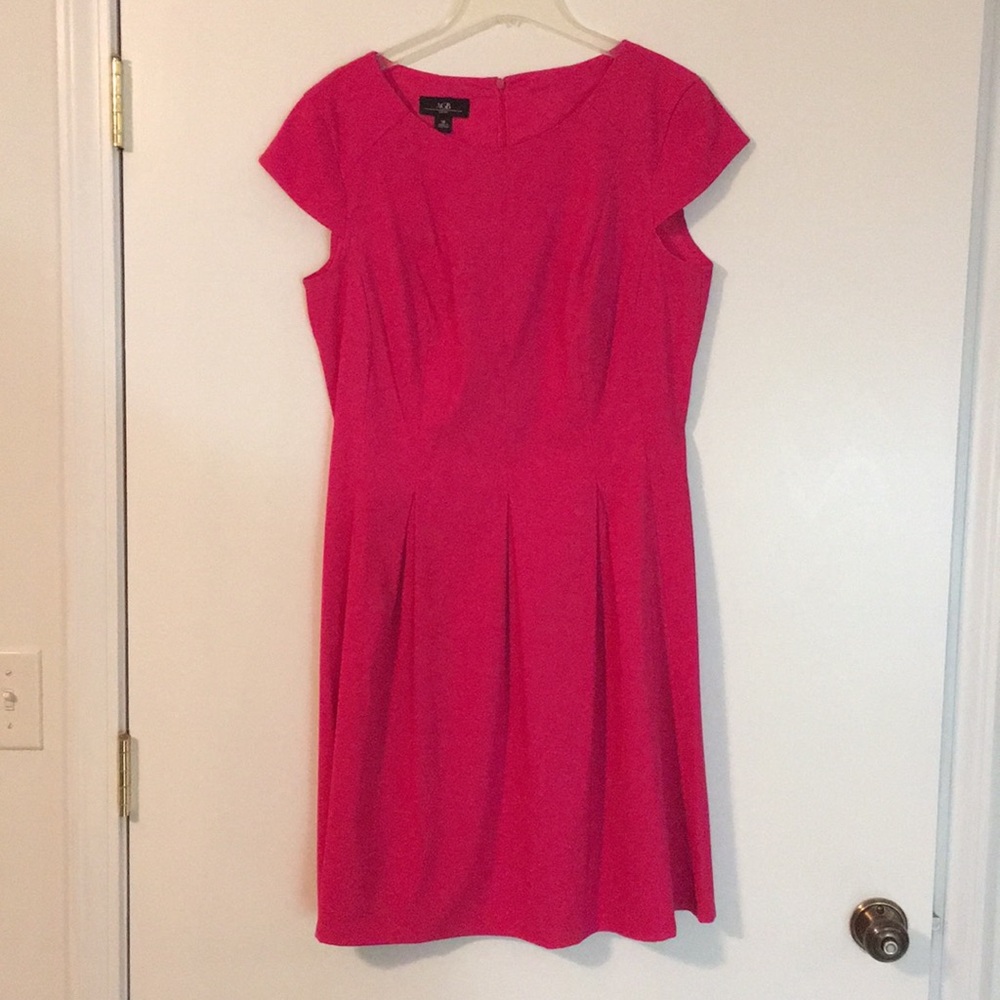 AGB Pink Dress with Cap Sleeves